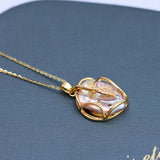 Baroque Purple Freshwater Pearl Pendant