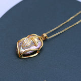 Baroque Purple Freshwater Pearl Pendant