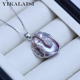Baroque Purple Freshwater Pearl Pendant