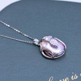 Baroque Purple Freshwater Pearl Pendant