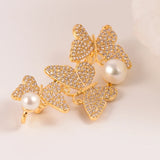 Natural Oblate Pearl Brooch Pin For Women