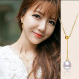 925 Silver Pearl Necklace Freshwater Pearl Jewelry for Women