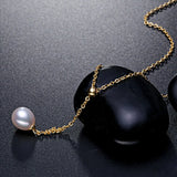 925 Silver Pearl Necklace Freshwater Pearl Jewelry for Women