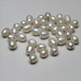 20 Capsules Large Hole Freshwater Pearl Beads Brown Purple Gray