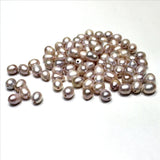 20 Capsules Large Hole Freshwater Pearl Beads Brown Purple Gray