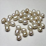 20 Capsules Large Hole Freshwater Pearl Beads Brown Purple Gray