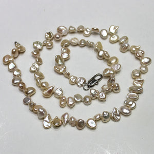 Fresh Water Pearl Necklace Regenerated Pearl Fine Jewelry