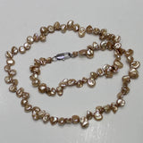 Fresh Water Pearl Necklace Regenerated Pearl Fine Jewelry