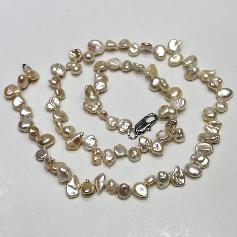 Fresh Water Pearl Necklace Regenerated Pearl Fine Jewelry