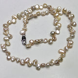 Fresh Water Pearl Necklace Regenerated Pearl Fine Jewelry