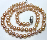 Small Round Freshwater Pearl Necklace