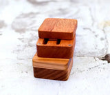 Personalized Mens Cufflinks Box Wedding Groom Wood Holder