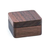 Personalized Mens Cufflinks Box Wedding Groom Wood Holder