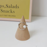 Sterling Silver Freshwater Pearl Ring for Girls
