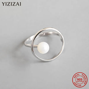Sterling Silver Freshwater Pearl Ring for Girls