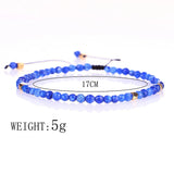 4mm Natural Stones Beads Bracelet Couple Bracelet Gift