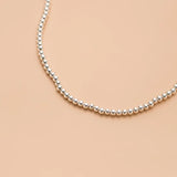 Double Layer Pearl Bracelet 925 Silver Punk Style Women Jewelry