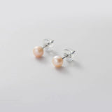 Multicolor Freshwater Pearl Stud Earrings 925 Sterling Silver Jewelry