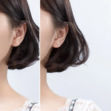 925 Silver Mini Crown Pearl Stud Earring Screw Ear Bone Nail Jewelry