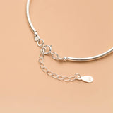 925 Sterling Silver Pearl Charm Bracelet, Wedding Jewelry