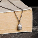 925 Sterling Silver Vintage Coffee Beans Necklace Unisex Gift
