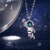 Spaceman Pendant Couple Necklaces Sci-Fi Planet Galaxy Astronaut Series Necklace