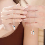Spaceman Pendant Couple Necklaces Sci-Fi Planet Galaxy Astronaut Series Necklace