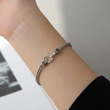 Vintage Chain Engraved Letters Lucky Bracelet For Women