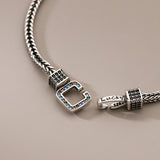 Vintage Chain Engraved Letters Lucky Bracelet For Women