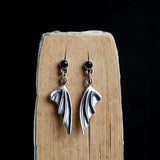 Punk Style 925 Silver Devil's Wings Stud Earring For Women