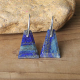 Bold Lapis Lazuli Drop Earrings for Women