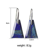 Bold Lapis Lazuli Drop Earrings for Women