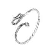 Vintage Punk Snake Cuff Bracelet Adjustable Gothic Bangle Jewelry