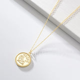 Zodiac Constellation Necklace Astrology Pendant 925 Sterling Silver