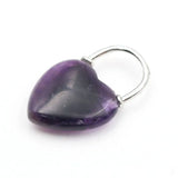 Tigereye Stone Turquoise Love Lock Pendant for Men and Women