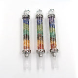 7 Chakra Crystal Bottle Wand Pendulum Pendant