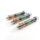 7 Chakra Crystal Bottle Wand Pendulum Pendant