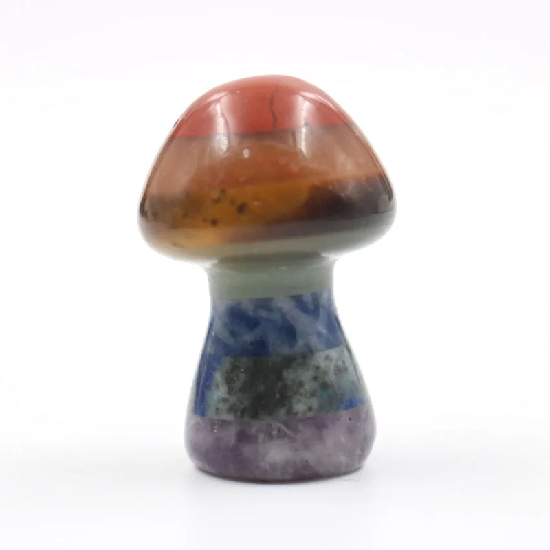 7 Chakras Natural Crystals Mushroom Home Decoration Gift