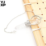 YJXP Angel Hexagonal Prism Pendulum Natural Stones Column Sceptre