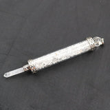 Clear Crystal Hexagonal Pillar Healing Point Wand Sceptre Jewelry