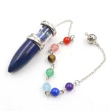 YJXP Cone Bullet Pendulum Chakra Stone Pendant