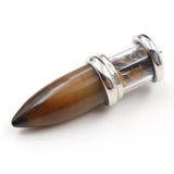 YJXP Cone Shape Wishing Bottle Pendant Natural Gravel Chip Beads