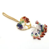 YJXP 7 Chakras Crystal Tree of Life Car Hanging