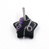 YJXP Hexagram Star of David Healing Crystal Pendant