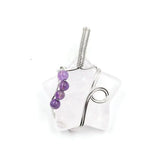 YJXP Hexagram Star of David Healing Crystal Pendant