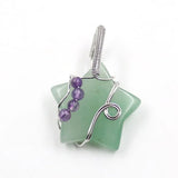 YJXP Hexagram Star of David Healing Crystal Pendant