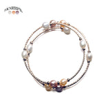14K Pearl Bracelet for Women's Weddings