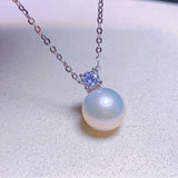 8-9mm Freshwater Pearl Necklace Pendant Classic Pearl Jewelry