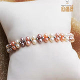 Freshwater Pearl Charm Bracelet for Women Gift