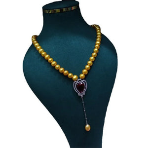 8-9mm Freshwater Pearl Necklace Slight Flaws Glare Boutique All-match Jewelry